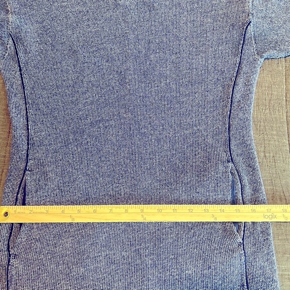 VINEYARD VINES SWEATSHIRT DRESS SZ XXS NAVY WHITE MARLED COTTON STRETCHY - Picture 9 of 12